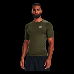 New Under Armour HeatGear Short Sleeve - Herre Sportsundertøj Army
