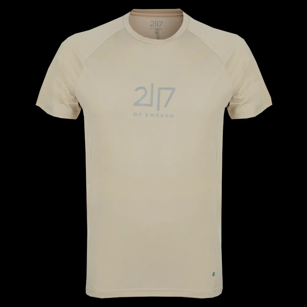 Outlet 2117 of Sweden Huli Short Sleeve Tee - Herre T-shirt Sand