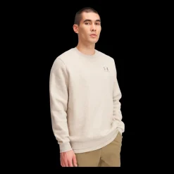 New Under Armour Icon Crew Sweat - Herre Sweatshirt Sand