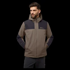 Sale Jack Wolfskin Jasper Ins Jacket - Herre Vinterjakke Brun
