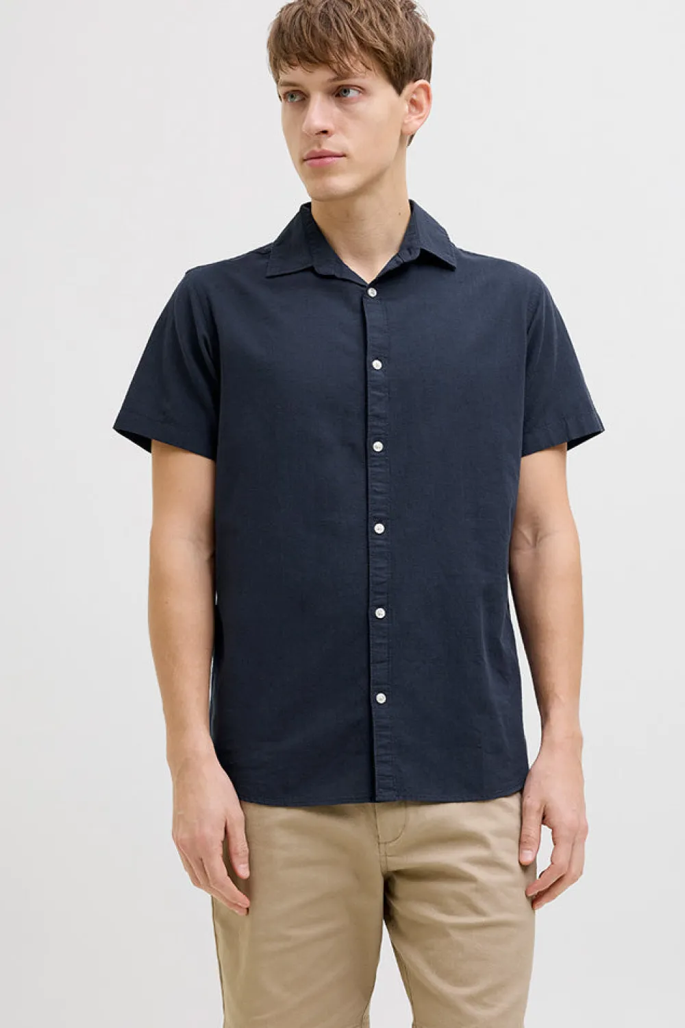 Hot JJ REBEL Moss Sunny Shirt - Herre Skjorte Blå