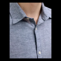 Fashion JJ REBEL Moss Sunny Shirt - Herre Skjorte Blå