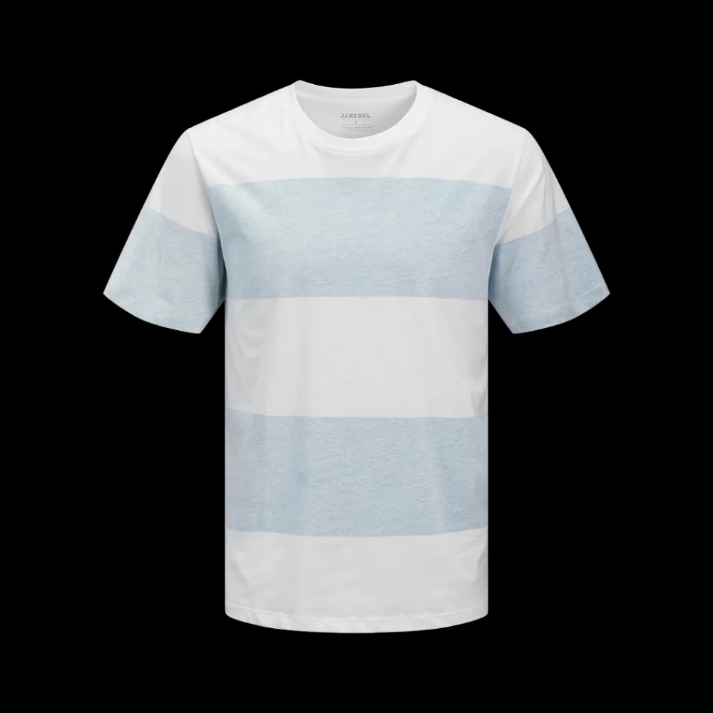 Discount JJ REBEL Strike Tee SS Crew Neck - Herre T-shirt Blå