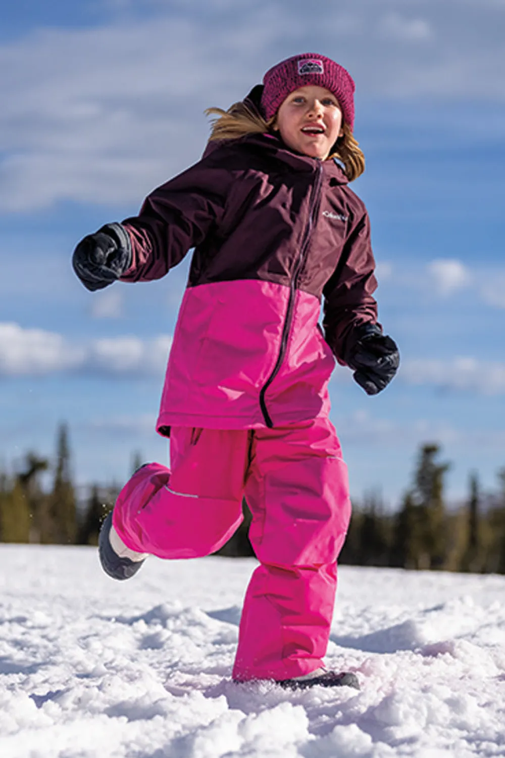 New Columbia Jr Alpine Action III Ski Jacket - Børne Ski- og Vinterjakke Lilla
