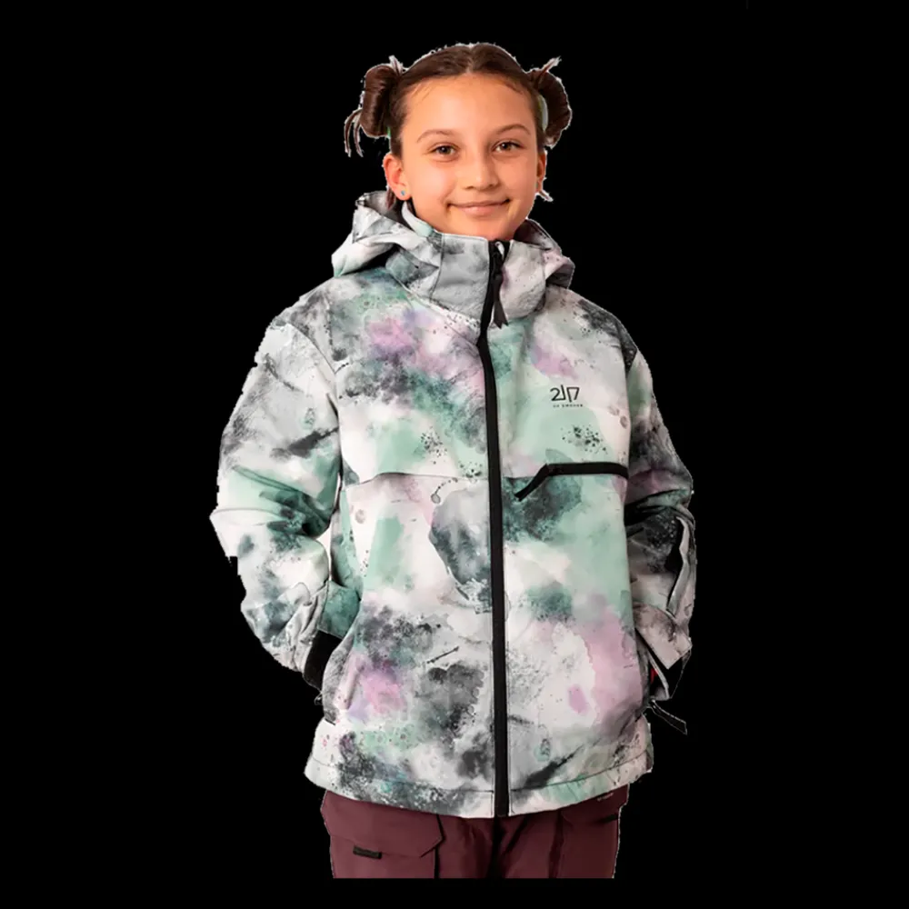 Discount 2117 of Sweden Jr Anjan Padded Ski Jacket - Børne Ski- og Vinterjakke Grøn