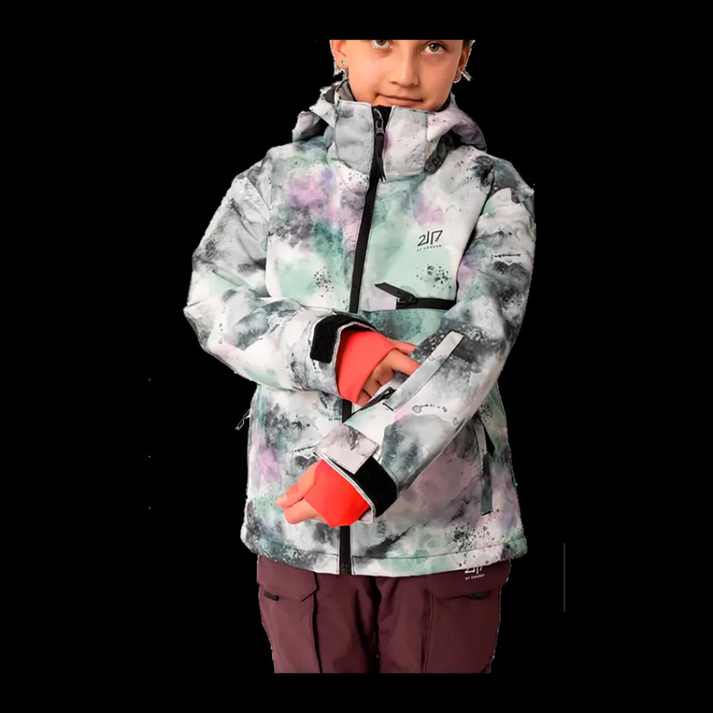 Discount 2117 of Sweden Jr Anjan Padded Ski Jacket - Børne Ski- og Vinterjakke Grøn