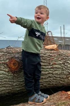 Discount Hummel Jr Atlas Hoodie - Børne Sweatshirt Grøn