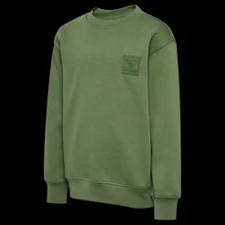 Online Hummel Jr Clean Crew Sweat - Børne Sweatshirt Grøn