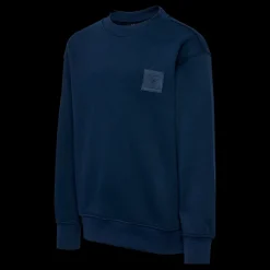 Online Hummel Jr Clean Crew Sweat - Børne Sweatshirt Blå