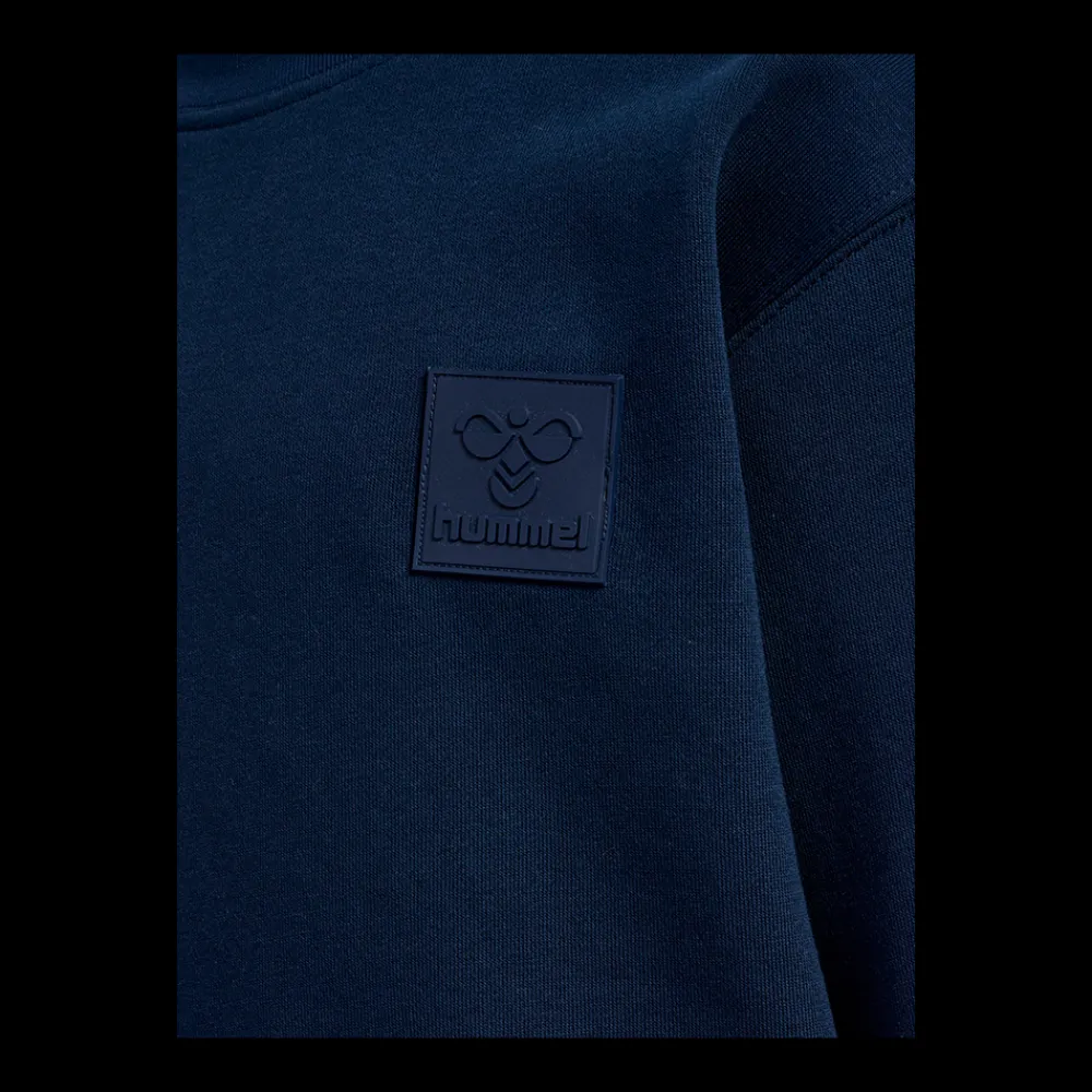Online Hummel Jr Clean Crew Sweat - Børne Sweatshirt Blå