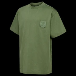 New Hummel Jr Clean T-Shirt - Børne T-Shirt Grøn