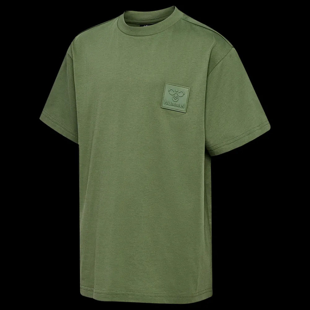 New Hummel Jr Clean T-Shirt - Børne T-Shirt Grøn