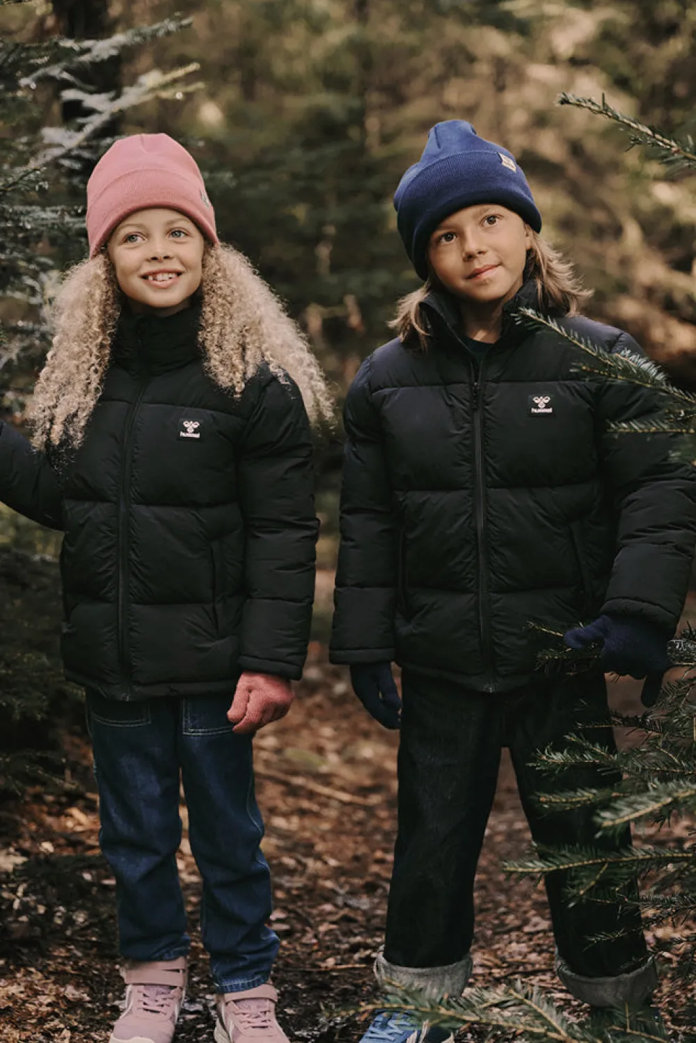 Hot Hummel Jr Crisp Tex Jacket - Børne Vinterjakke Sort