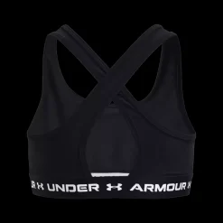 New Under Armour Jr Crossback Mid Bra - Pige Sports Top Sort
