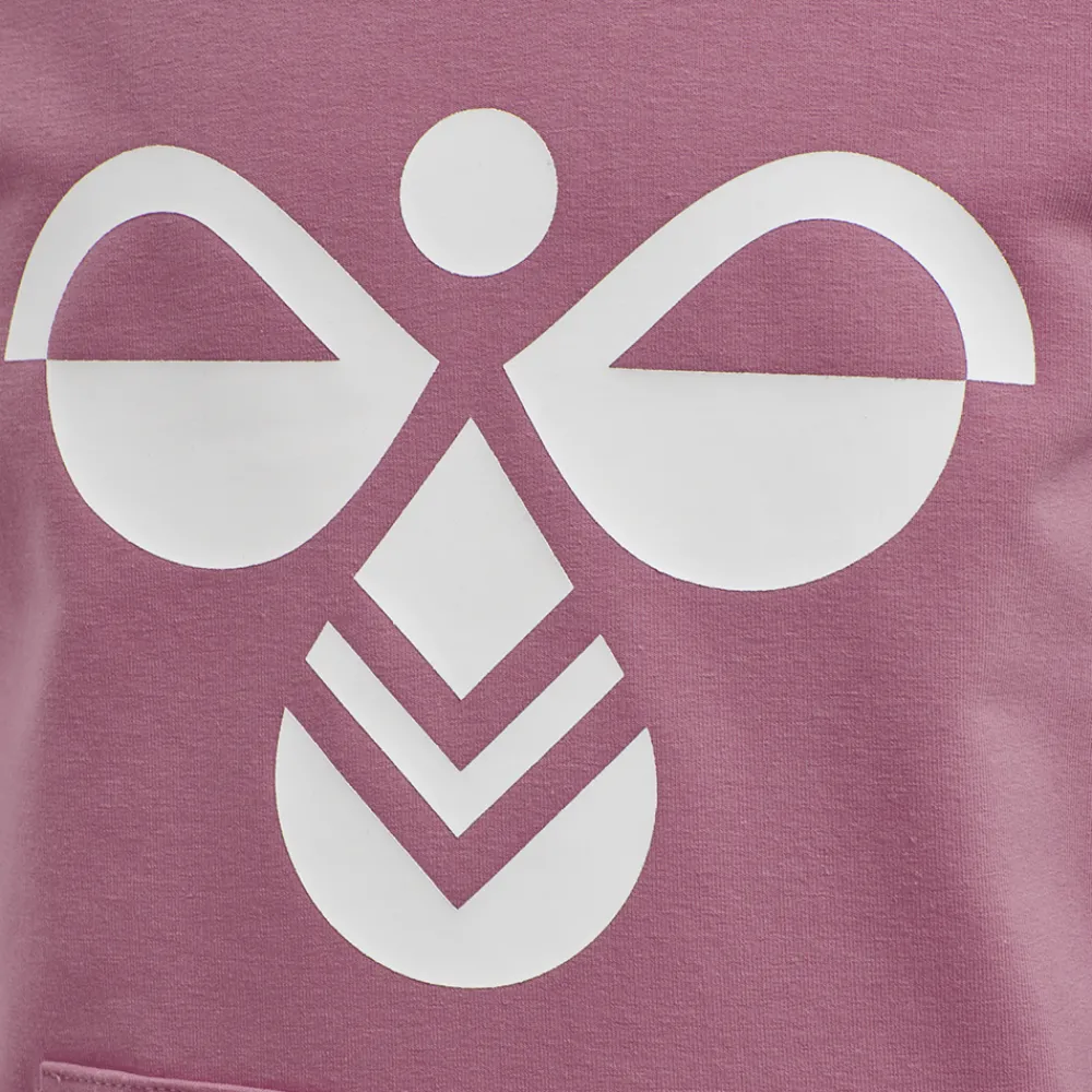Best Hummel Jr Cuatro Hood - Børne Sweatshirt Pink
