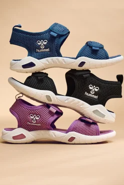 Outlet Hummel Jr Flash Sandal - Børne Sandaler Blå