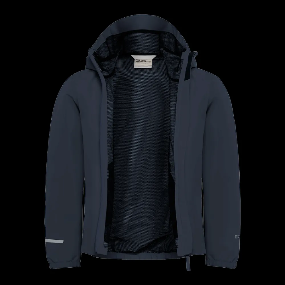 Fashion Jack Wolfskin Jr Flaze Jacket - Børne Funktionsjakke Blå
