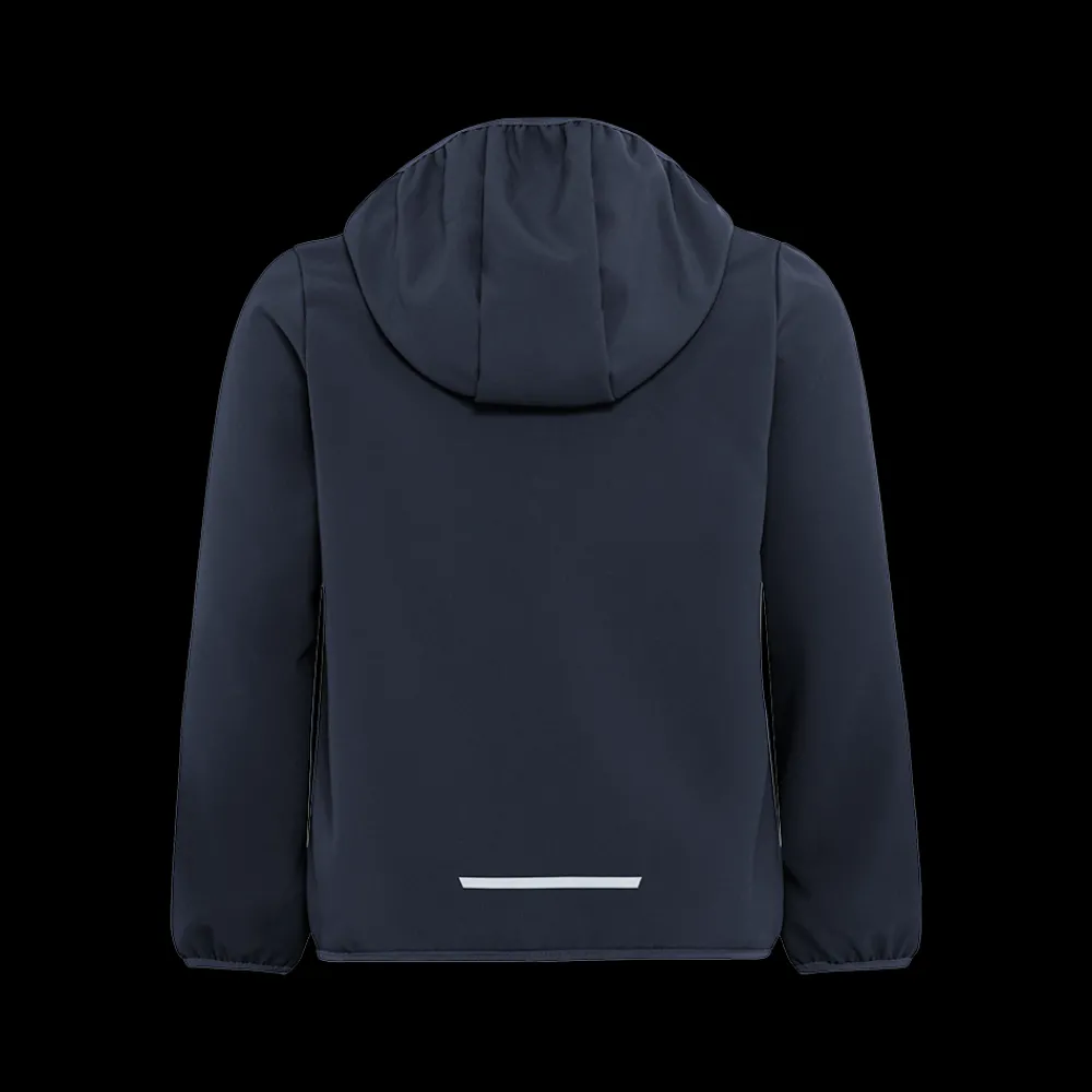Clearance Jack Wolfskin Jr Fourwinds Jacket - Børne Softshell Jakke Blå