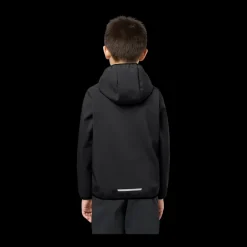 Online Jack Wolfskin Jr Fourwinds Jacket - Børne Softshell Jakke Sort