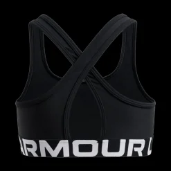 New Under Armour Jr G Crossback Top - Pige Sports BH Sort
