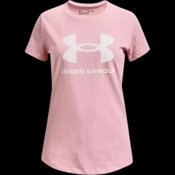 Outlet Under Armour Jr G Sportstyle Graph T-Shirt - Pige T-Shirt Pink