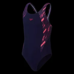New Speedo Jr Hyper Bm Splice Mscb - Pige Badedragt Blå