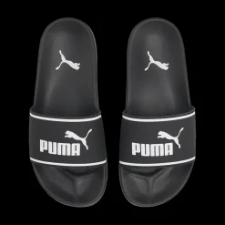 Outlet Puma Jr LeadCat 2.0 Slide - Børne Badesandaler Sort