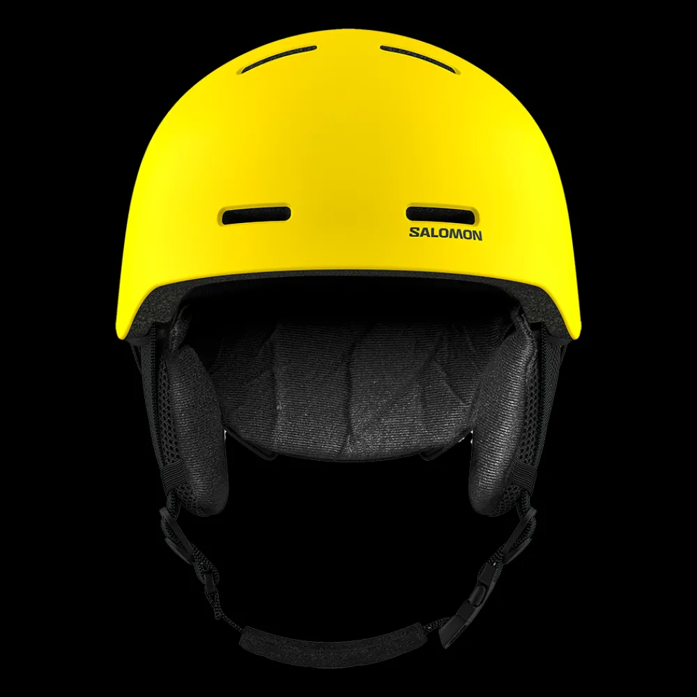 Clearance Salomon Jr Orka Helmet - Børne Skihjelm Gul