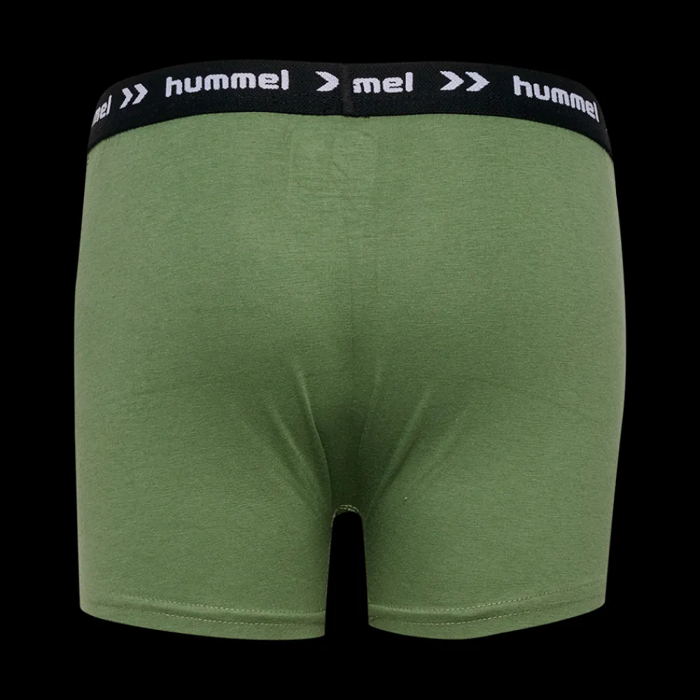 Clearance Hummel Jr 3-Pack Nalle Boxers - Børne Boksershorts Grøn