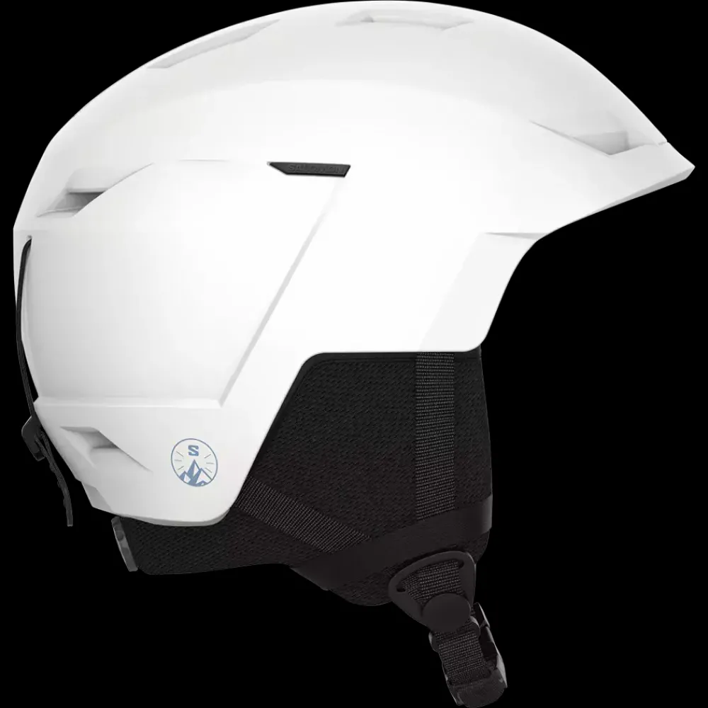 Discount Salomon Jr Pioneer LT Helmet - Børne Skihjelm Hvid