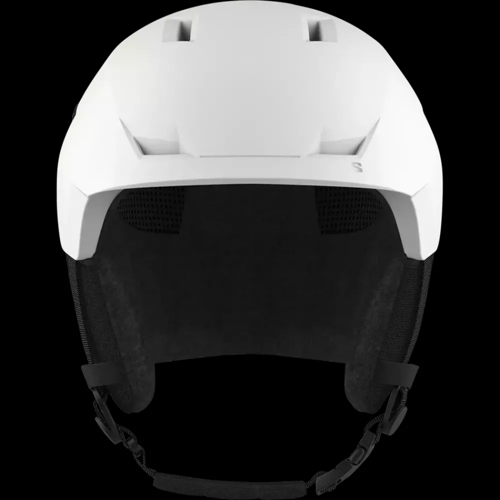 Discount Salomon Jr Pioneer LT Helmet - Børne Skihjelm Hvid
