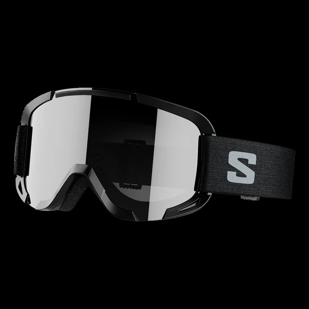 Discount Salomon Jr Player Combo - Skihjelm + Skibrille Sort