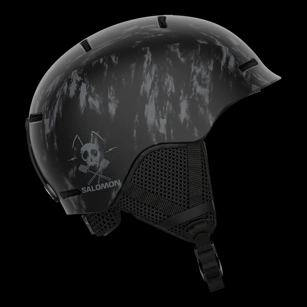 Discount Salomon Jr Player Combo - Skihjelm + Skibrille Sort