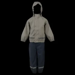 New True North Jr PU Rainset - Børne Regnsæt Grøn