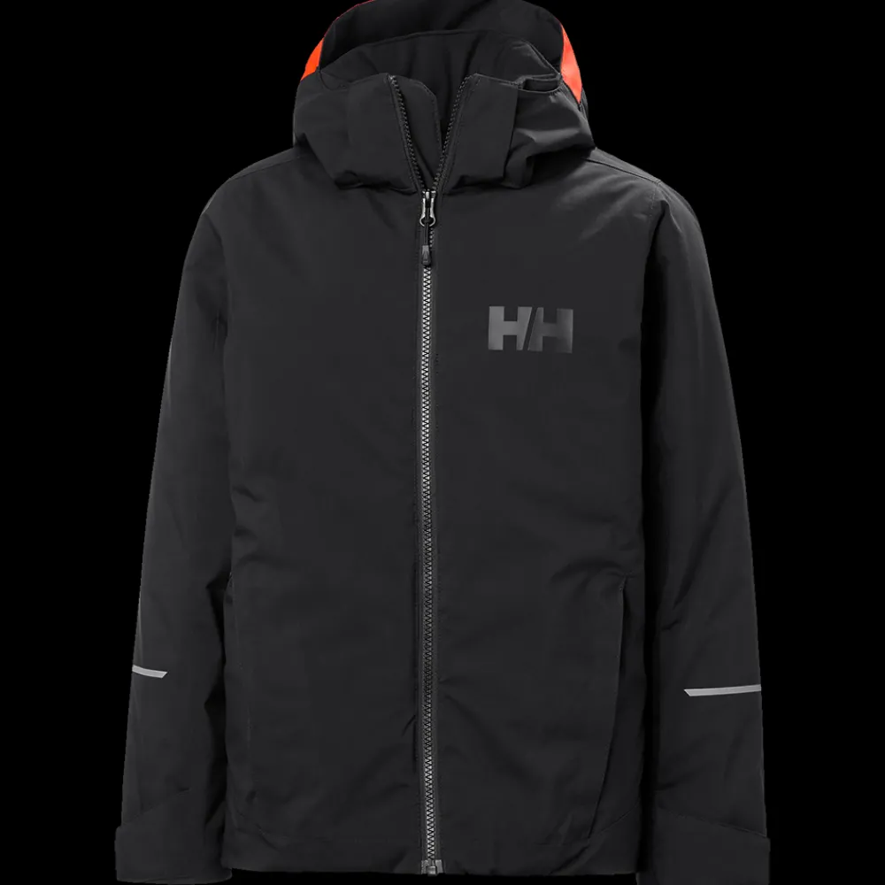 Hot Helly Hansen Jr Quest Ski Jacket - Børne Ski- og Vintertøj Sort