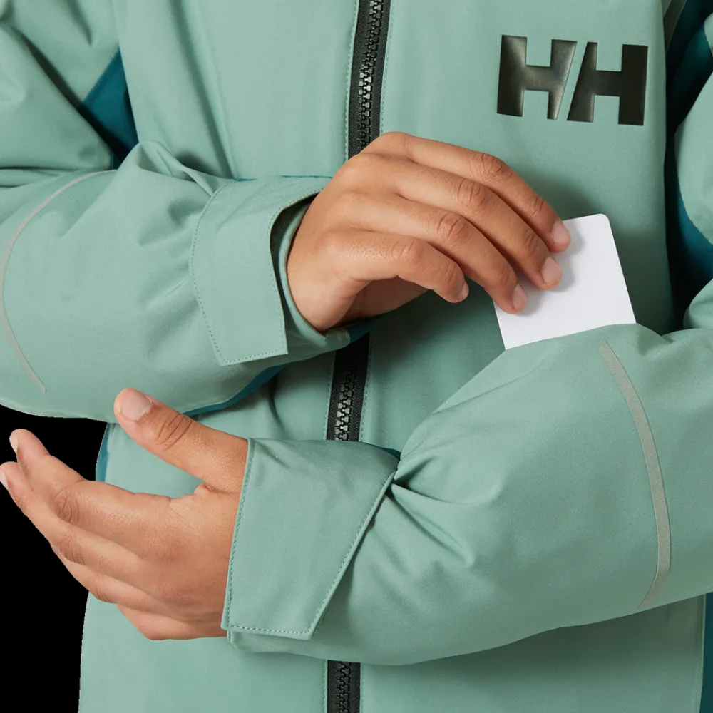 Best Helly Hansen Jr Quest Ski Jacket - Børne Ski- og Vintertøj Grøn