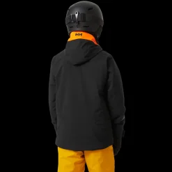 Hot Helly Hansen Jr Quest Ski Jacket - Børne Ski- og Vintertøj Sort