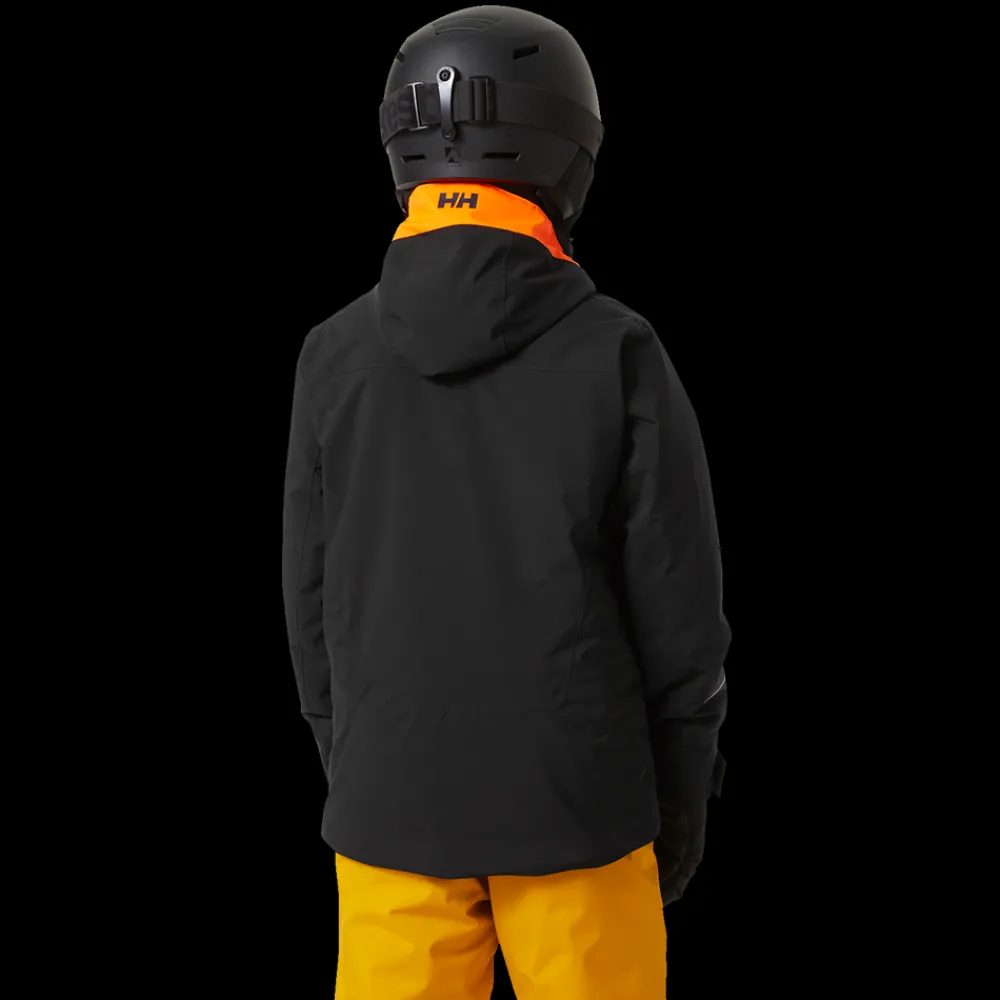 Hot Helly Hansen Jr Quest Ski Jacket - Børne Ski- og Vintertøj Sort