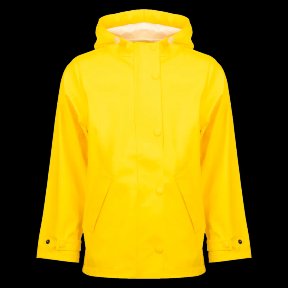 Clearance Ralka Jr Rain Coat Sprinkle - Børne Regnjakke Gul