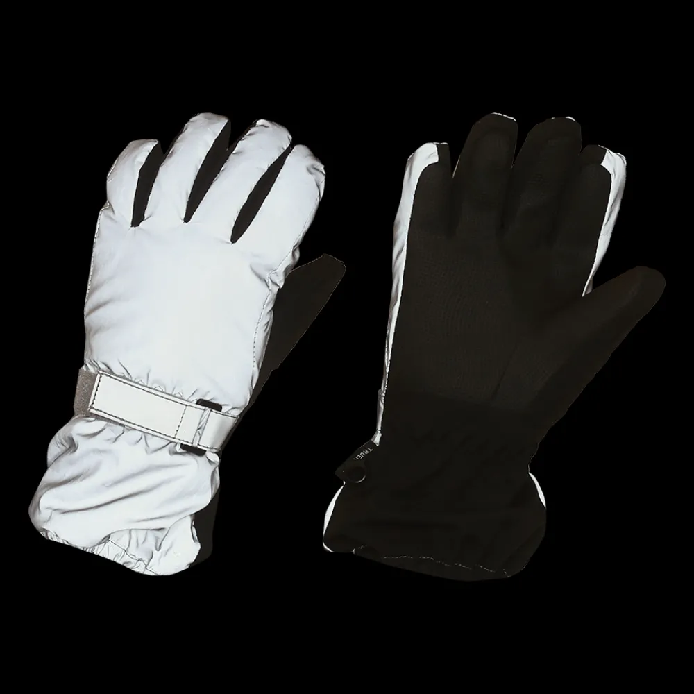 Outlet True North Jr Reflective Glove - Børne Refleks Handsker Grå