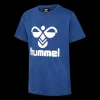 Clearance Hummel Jr Tres Tee - Børne T-shirt Blå