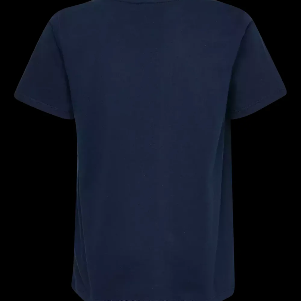 Best Hummel Jr Tres Tee - Børne T-shirt Blå