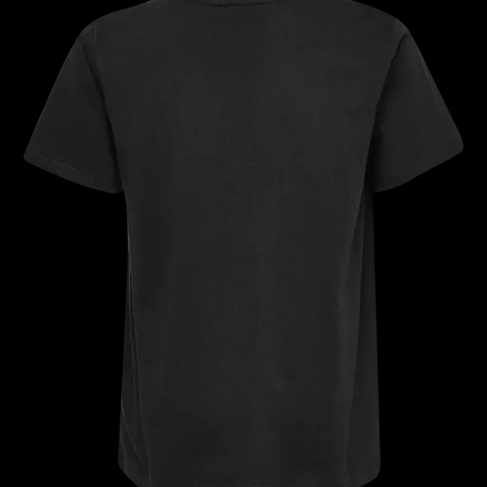 Best Hummel Jr Tres Tee - Børne T-shirt Sort