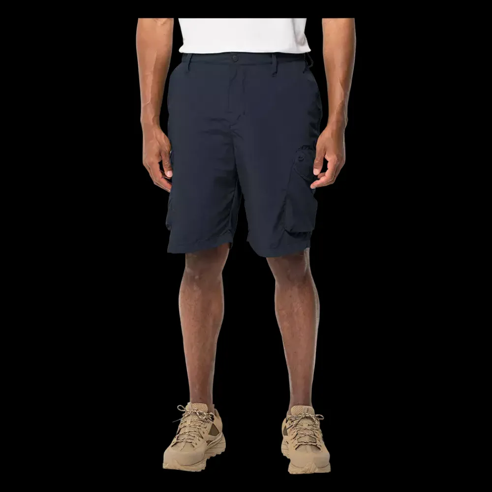 New Jack Wolfskin Kalahari Cargo Shorts - Herre Shorts Blå