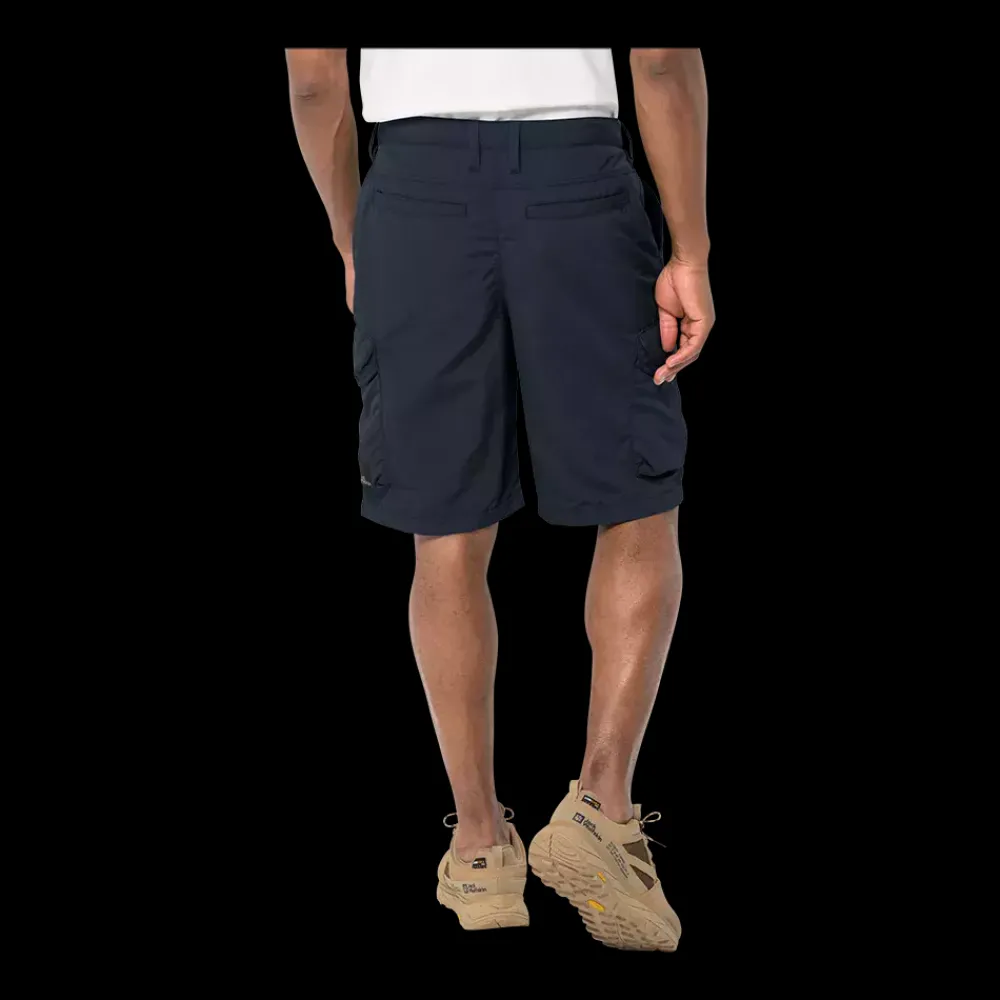 New Jack Wolfskin Kalahari Cargo Shorts - Herre Shorts Blå