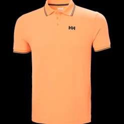 New Helly Hansen Kos Polo - Herre Polo T-Shirt Orange