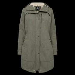 Clearance Nanok Lea 25, W - Dame Softshell Jakke Grøn