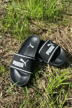 Outlet Puma LeadCat 2.0 Slide - Badesandaler Sort