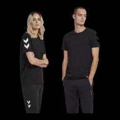 New Hummel Legacy Chevron T-Shirt - Voksen T-shirt Sort