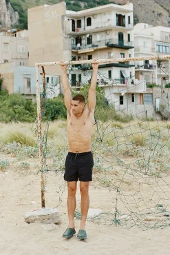 Best H2O Leisure Logo Swim Shorts - Herre Badeshorts Blå